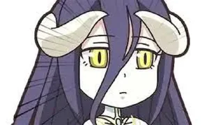 💙 emoji Albedo by @kyubi_le_renard_9 & @otakuisland1 Telegram sticker 23 of 40