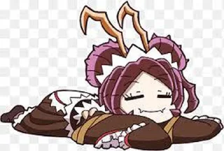 💙 emoji Albedo by @kyubi_le_renard_9 & @otakuisland1 Telegram sticker 5 of 40