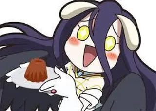 💙 emoji Albedo by @kyubi_le_renard_9 & @otakuisland1 Telegram sticker 22 of 40