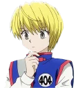 🤔 emoji Hunter X Hunter Telegram sticker 8 of 50