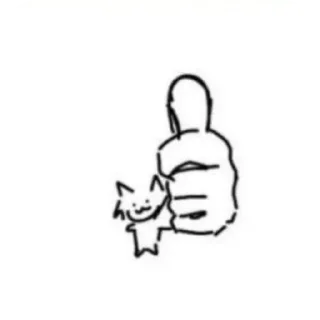 👍 emoji blue is the warmest color Telegram sticker 4 of 113