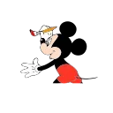 Sticker from Mickey Mouse🐭-@MochaStickers