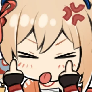 🖕 emoji Yoimiya Pack 🎇 Telegram sticker 21 of 48