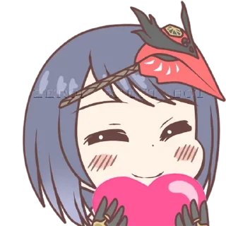 ❤️ emoji Inazuma Girls by @AlezconlaZ Telegram sticker 20 of 106
