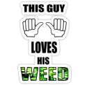 🌴 emoji Weed Telegram sticker 8 of 52