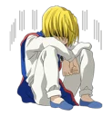😔 emoji Hunter X Hunter Telegram sticker 11 of 34