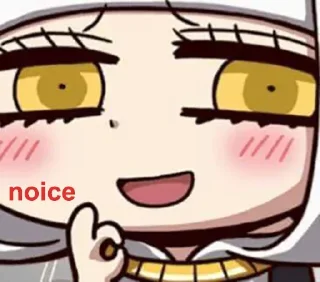 Sticker from low effort weeb pack @bourros