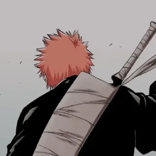 🍁 emoji Ichigo kurosaki @numen_sticker Telegram sticker 21 of 120
