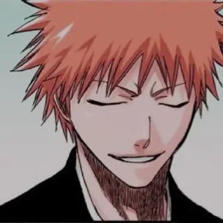 🍁 emoji Ichigo kurosaki @numen_sticker Telegram sticker 19 of 120