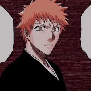 🍁 emoji Ichigo kurosaki @numen_sticker Telegram sticker 17 of 120