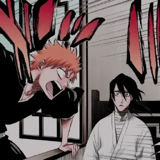 🍁 emoji Ichigo kurosaki @numen_sticker Telegram sticker 20 of 120