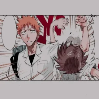 🍁 emoji Ichigo kurosaki @numen_sticker Telegram sticker 24 of 120