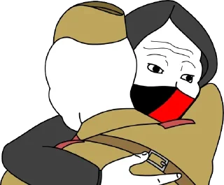 🧠 emoji love between comrades by HiDDEN Telegram sticker 6 of 120