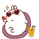 Sticker from Molang