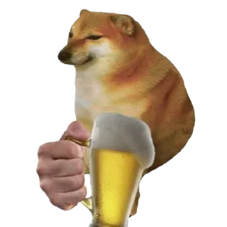 🍻 emoji Such a Doge By @OH_NO_CRlNGE Telegram sticker 13 of 115