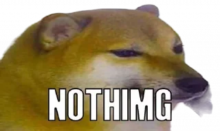 😐 emoji Such a Doge By @OH_NO_CRlNGE Telegram sticker 9 of 115