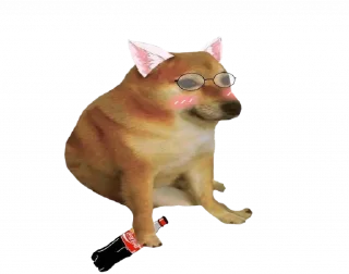 🥤 emoji Such a Doge By @OH_NO_CRlNGE Telegram sticker 15 of 115