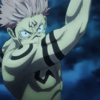 Sticker from 嫌い𝙠𝙞𝙣𝙜 𝙤𝙛 𝙘𝙪𝙧𝙨𝙚𝙨 -[ @JujutsuKaisen_Anime ]
