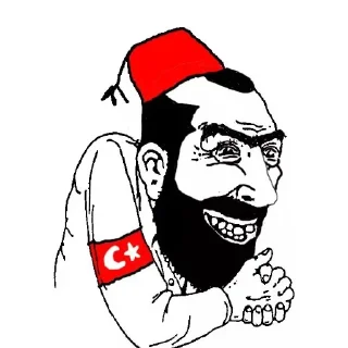 🧔 emoji Anti-turks pack Telegram sticker 13 of 29
