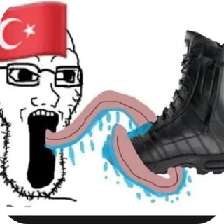 👟 emoji Anti-turks pack Telegram sticker 22 of 29