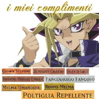 Sticker from YU-GI-OH E MALAVITA
