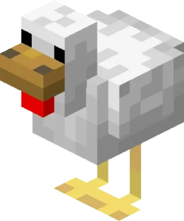 🐓 emoji Minecraft Mobs Telegram sticker 8 of 77