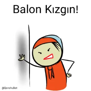 😡 emoji Balon @Qonshubot Telegram sticker 16 of 31