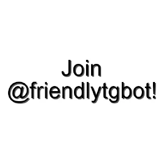 Sticker from Friendly Telegram