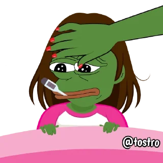 🤢 emoji Pepefy by @scribbler Telegram sticker 15 of 38