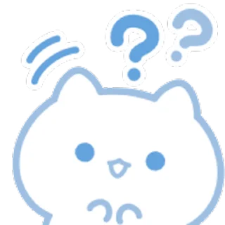 ⭐ emoji ˗ˋʚ 𝑏𝑙𝑢𝑒 𝑐𝑎𝑡 ♡︎ @I1RRN ɞˊ˗ Telegram sticker 16 of 40
