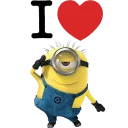 Sticker from minion