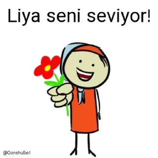 ❤️ emoji Liya @Qonshubot Telegram sticker 8 of 31