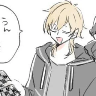 Sticker from “ハスの花;~