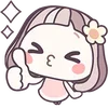 ⭐ emoji ˗ˋʚ 𝑔𝑖𝑟𝑙𝑖𝑒 ♡︎ @I1RRN ɞˊ˗ Telegram sticker 7 of 40