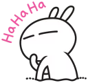 Sticker from Tuzki