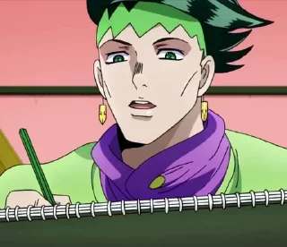 🖋 emoji Rohan Kishibe for Grayillusion Telegram sticker 10 of 54