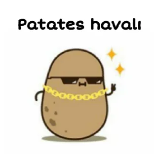 😁 emoji patates Telegram sticker 9 of 30