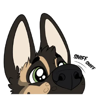 👃 emoji Daryl & Michonne Telegram sticker 14 of 60
