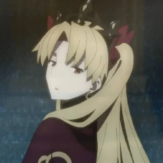 😒 emoji ereshkigal @stickerspackanime Telegram sticker 22 of 120