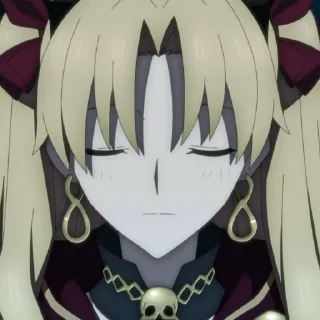 😓 emoji ereshkigal @stickerspackanime Telegram sticker 21 of 120