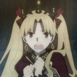 😨 emoji ereshkigal @stickerspackanime Telegram sticker 23 of 120