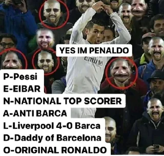 🤯 emoji Uefalona and Pessi🤡 CR7🐐 Telegram sticker 11 of 56