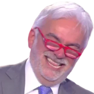 😂 emoji Pascal Praud Telegram sticker 10 of 15