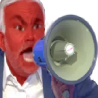😡 emoji Pascal Praud Telegram sticker 8 of 15