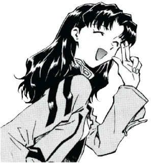 Sticker from NGE manga
