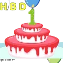 Sticker from HBD 🥳🎂-@Chamoosh @MochaStickers