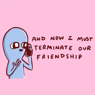 Sticker from Strange Planet