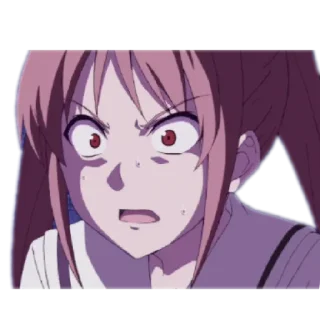 😨 emoji Random Anime Telegram sticker 19 of 120