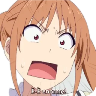 😱 emoji Random Anime Telegram sticker 23 of 120