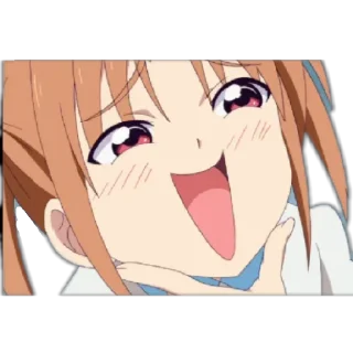 😏 emoji Random Anime Telegram sticker 10 of 120